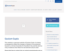 Tablet Screenshot of gautamgupta.com.au